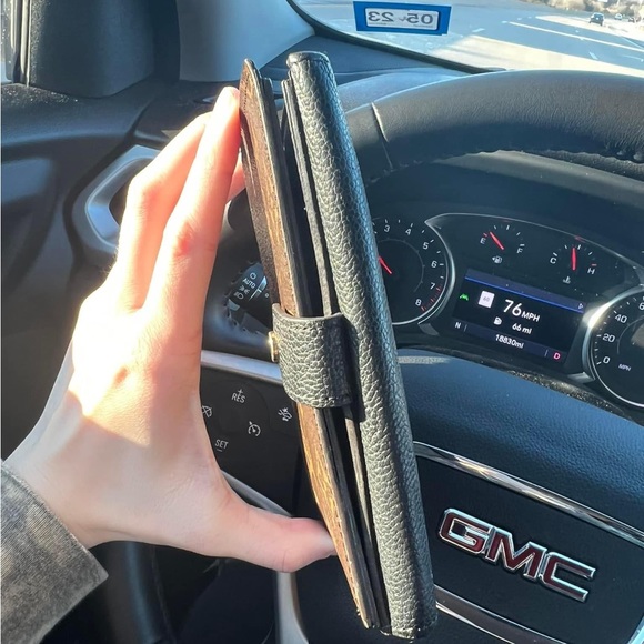 Pallas Compact Wallet Noir & Monogram - Picture 4 of 15